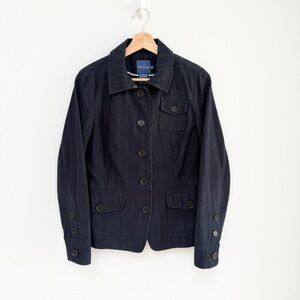 Faconnable Women's Navy Utility Jacket